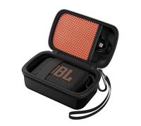 ProCase Funda Rígida para JBL GO 4 / GO 3 / GO 3 Eco/GO 3 Ultra, Estuche de Viaje Portátil para Altavoz Bluetooth, Bolsa de Transporte Antigolpes y Antiarañazos - Negro