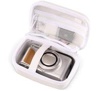 ProCase Funda Rígida para Kodak Pixpro WPZ2 y LUMIX DC-TZ99E-K, Canon G7X Mark III/II, G5X II, SX740, Sony ZV-1F/Cybershot, Ricoh GR III, Estuche de Viaje con Malla y Cremallera -Blanco