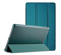 ProCase Funda Tipo Libro para Galaxy Tab A 10.1 2019 T510/T515, Carcasa Folio Ligera y Delgada con Reverso Translúcido/Soporte Plegable para 10.1 Pulgadas Galaxy Tab A SM-T510 SM-T515 2019 -Verde
