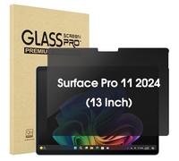 ProCase Protector de Privacidad para Surface Pro 11 13" 2024, Protector de Pantalla Templado Cristal Anti Espía para 13 Pulgadas Surface Pro 11 2024
