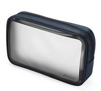 ProCase TSA Aprobado Neceser de Viaje, Matte Claro Organizador de Viajes Transporte de Aeropuerto Almacenamiento Bolsa para Artículos de Aseo Líquidos Cremas y Cosméticos -Azul Marino