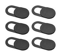 ProCase Webcam Cover [6 Pack], Cubierta de Cámara Web, Protege Privacidad para Computadora Portátil, Laptop, MacBook, iPad, Tableta, Samsung, Celulares como iPhone, Huawei, Galaxy, Echo PS4 - Negro