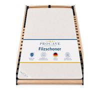 PROCAVE, Protector somier Fieltro, Cubre somier Protector, Protector colchón, Transpirable de Fieltro punzonado, Made in Germany, 180x200 cm