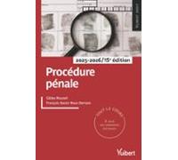 Procédure Pénale (ebook)