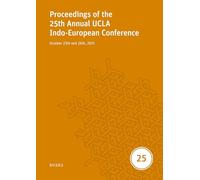 Proceedings of the 25th Annual UCLA Indo-European Conference: October 25th and 26th, 2013: 25