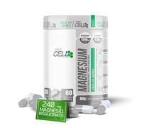 ProCell Magnesio | Magnesio Bisglicinato (60 cápsulas de 1200mg) - Magnesio de Alta Absorción - Mejor Salud Muscular y Ósea, Reducción Estrés, Mejora de Sueño, Alivio Migrañas - Consumo Diario