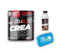 ProCell | PACK CREACORE 300gr + Batido WHEYCORE + Pastillero REGALO | Proteina Whey concentrada | Gana masa muscular, proteina en polvo | Creatina monohidrato 200 mesh |