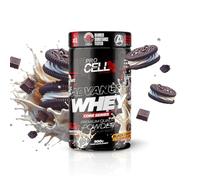 Procell Proteinas Whey Advanced 900g (Black Cookies) Zero Azúcar, 21g de Proteina, 30 Servicios Whey Protein Concentrado y Aislado de Suero - Proteinas para Masa Muscular en Polvo para Batidos