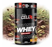 Procell Proteinas Whey Advanced 900g (Choco Pistacho) Zero Azúcar, 21g de Proteina, 30 Servicios Whey Protein Concentrado y Aislado de Suero - Proteinas para Masa Muscular en Polvo para Batidos