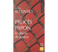Procès Papon Le Devoir De Justice (ebook)