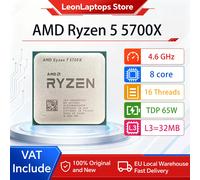 Procesador AMD Ryzen 7 5700X R7 5700X 4,6 GHz 8 núcleos 16 hilos 65W CPU 7NM L3 = 32M Socket AM4 procesador para juegos pero sin enfriador