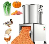 Procesador de alimento eléctrico para aves de corral - Picador de acero inoxidable de 6 cuchillas de alta resistencia, picador, rebanador y triturador de verduras de 4000 RPM