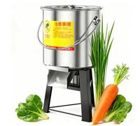 Procesador de alimento for aves, trituradora de cría de alta resistencia con 4 cuchillas, picadora eléctrica comercial de alimentos for verduras y frutas como pollo(850W)