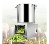 Procesador De Alimento Para Aves, Cortadora De Verduras De Alta Velocidad De 3500 Rpm, Boca De Alimentación De Gran Diámetro, 75-150 Kg/Hora Para Alimento Animal Repollos Y Melones(1800w)