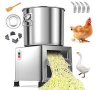 Procesador de alimento para Aves, Picador eléctrico de Verduras de 1800 W, con 4 Cuchillas y Corte rápido de 3500 RPM para una alimentación eficiente de Pollos, Patos y Cerdos.