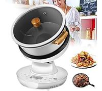 Procesador de alimentos automático de 8 litros para freír y guisar a nivel | 3 velocidades ajustables para la sartén, superficie antiadherente, apta para freír, guisar y procesar arroz.
