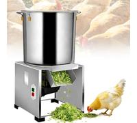 Procesador De Alimentos Comercial De 1000-1800W Picadora Ralladora Eléctrica De Verduras Cortadora De Vegetales para Alimento De Animales Vegetales Y Cereales,1800W