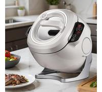 Procesador De Alimentos Comercial De 2000 W Y Cocina Automática, Olla De Acero Inoxidable De 6 L Con Rotación De 360° Y Calentamiento 3d, 3 Modos De Velocidad Para Saltear, Sopa Y Arroz - Hogar Y Rest