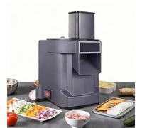 Procesador de alimentos comercial, triturador de verduras multifuncional pesado con 2 cuchillas de acero inoxidable, para zanahoria, patata, cebolla, pepino