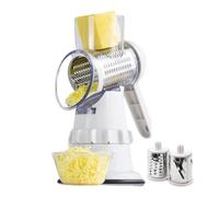 Procesador de alimentos con manivela, rallador de queso giratorio, Trituradora manual de alimentos para cocina, Cortadora de alimentos de cocina, rallador de alimentos de cocina para restaurante, hote