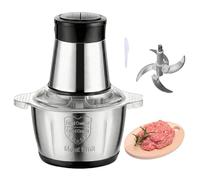 Procesador de alimentos de alta potencia con cuenco de acero inoxidable de 500 W y 5 litros, picadora de carne eléctrica y picadora de verduras, máquina de cocina multifunción for carne(3L)