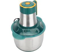 Procesador De Alimentos Eléctrico De 500 W, Tazón De Acero Inoxidable De 5 L, Picadora Y Licuadora Multifuncional De Gran Capacidad, Color Verde para La Cocina del Hogar. Green