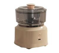 Procesador de alimentos, picadora de carne, cuchillas eléctricas de acero inoxidable, licuadora de alimentos, procesador de carne para nueces, cebolla, ajo, ensalada de verduras (Marrón oscura)