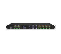 Procesador De Audio Digital De Escenario Profesional, 4 Entradas Y 8 Salidas, Efectos DSP De 32 Bits Con Entrada Y Salida FIR AES, EQ Automático(4 IN 8 OUT)