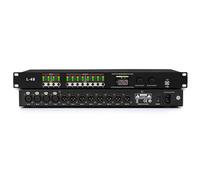 Procesador de audio digital, efector de karaoke de 32 bits con pantalla LCD, 16 modos prealmacenados, compatible con todos los micrófonos, reverberador de conferencias de escenario de rendimiento