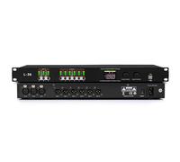 Procesador de audio digital, efector de karaoke de 32 bits con pantalla LCD, 16 modos prealmacenados, compatible con todos los micrófonos, reverberador de conferencias de escenario de rendimiento