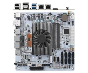 Procesador de baja potencia I5-8265U placa base industrial de 4 núcleos, 8 hilos con red i226 de 2.5G, 8 SATA, 4K DP HDMI, 1 PCI-E x4, 2 M.2 2280, 2 DDR4, firewall de enrutador suave MINI-ITX