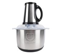 Procesador de Carne de 500 W, Picadora de Alimentos Compacta de Acero Inoxidable de 5 L con Motor de Cobre, Picadora de Verduras Eléctrica de Alta Eficiencia para Cocina (Enchufe