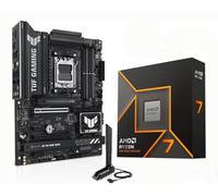 Procesador de CPU Micro Center AMD Ryzen 7 9700X con ASUS TUF Gaming B850-PLUS WiFi AM5 ATX Motherboard (DDR5, PCIe 5.0, 3X M.2, Wi-Fi 7, USB 20Gbps Type-C)