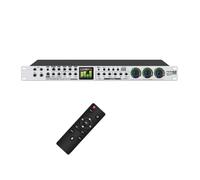 Procesador De Efectos De Audio Digital, Karaoke, Bluetooth, Profesional, KTV, Preefector De Sonido, Sistema De Efecto Eco, Procesador De Audio(Silvery)
