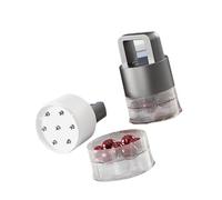 Procesador de frutas avanzado con múltiples agujeros para bayas y dátiles, apto para lavavajillas, fácil de limpiar, herramienta de desecho