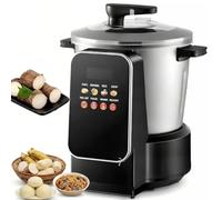 Procesador De Ñame Africano,900W Eléctrico para Picar y Machacar | Potente Motor de 900 W con Controles LED de un Solo Toque y Preestablecido de 24 H para Ñames,Arroz,Sopas y Purés