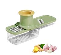 Procesador de picado de ajos para alimentos - Amoladora de ajos, robot de cocina manual portátil, 8,66 x 5,79 x 2,36 pulgadas, jabón prensado para especias, cocinar al aire libre, camping, cocinas