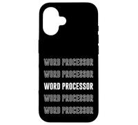 Procesador de Textos Carcasa para iPhone 16