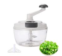 Procesador De Verduras: Molinillo De Carne Manual, Picador De Manivela Compacta Con Manija Plegable, Procesamiento Robusto, Fácil De Limpiar | Para Hogar, Picnic, Viaje