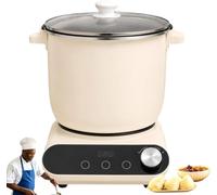 Procesador eléctrico de alimentos de 7 L, máquina de ñame machacado, 900 W | Olla interior antiadherente de acero inoxidable, 40-100°C, temporizador de 0-90 minutos, sirve para 5-8 personas