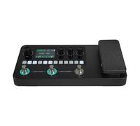 Procesador multiefectos para bajo con ritmo de batería, textura ABS, unidad de efectos de guitarra para personalización de sonido en vivo y estudio