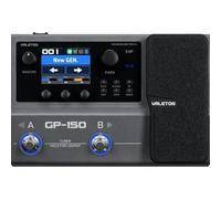 Procesador multiefectos Valeton GP-150 para guitarra con 140+ efectos, 45 modelos de amplificador, IR loader, pedal de expresión, interfaz USB, looper, caja de ritmos y salida de auriculares