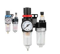 Procesador neumático de fuente de aire AFC2000 AL2000 G1 / 4 "AFC2000 compresor de aire separador de aceite y agua trampa regulador de filtro (AFC2000-PC10mm3)