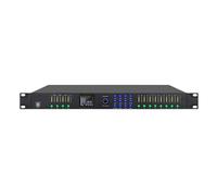Procesador Profesional 4In 8Out, Ecualizador Digital 32Bit DSP 13Band EQ Con Efectos De Equipo De Audio FIR(Black AES)