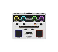 Procesador Vocal Audota AVE100 - Multiefectos para Canto y Streaming, Reverberación, Retardo, Corrección de Tono, Interfaz de Audio USB, Actuaciones en Vivo y Grabación Casera