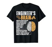Proceso de ingeniería sarcástico divertido del cerebro del ingeniero Camiseta