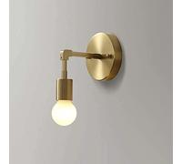 Proceso de soldadura manual de luz de pared apliques de pared, soporte de lámpara espiral E27 lámpara de noche de dormitorio de estilo simple de estilo simple, lámpara de decoración de la cama de