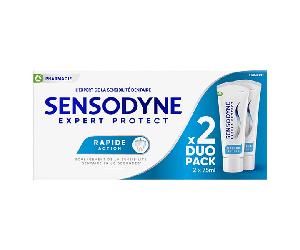 Proceso rpido de Sensodyne crema dental de 2 x 75ml