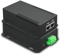 PROCET Gigabit PoE Splitter Adaptador 12V/5.95A 71.4W 802.3BT PoE Network y eléctrica Ethernet splitter para no PoE alta potencia estaciones base, módem ADSL, cámaras de red, PT-PD208GBH-12