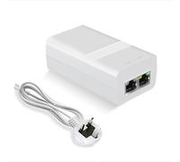 PROCET - Inyector Gigabit PoE 36V-55V 15.4W/30W IEEE802.3af/at Adaptador Ethernet de cumplimiento estándar para cámara CCTV, UniFi U6 Mesh Pro, U7 Pro, G5 Pro, cámara PoE, eero PoE 6 Wireless AP